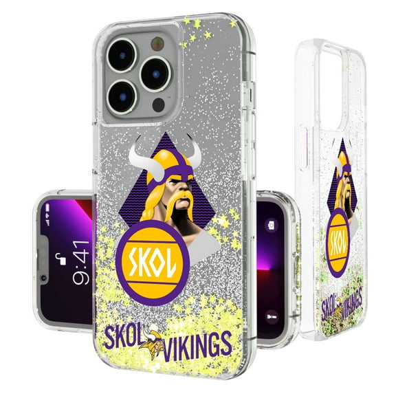 Keyscaper Minnesota Vikings iPhone Glitter Case