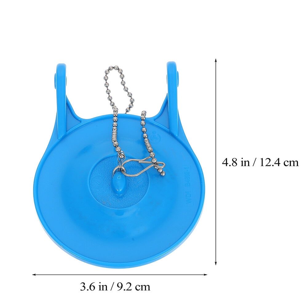 2Pcs Replacement 3Inch Toilet Flapper Toilet Tank Flapper with Chain