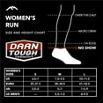 thumbnail image 2 of Darn Tough Women's Run Coolmax No Show Tab Ultra-Lightweight Running Socks with Cushion, Small Size, Black, 2 of 4