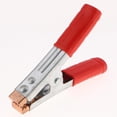 thumbnail image 2 of Colaxi 300A Spring Loaded Welding Ground Earth Clamp Alligator Clip For Electrical Maintenance, Pipeline Maintenance, Mechanical Maintenance Red, 2 of 3
