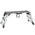 thumbnail image 6 of SKYSHALO Aluminum Folding Work Platform Drywall Ladder 660 lb Non-Slip Bench, 6 of 9