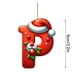 thumbnail image 5 of Decoraciones Del Árbol de Navidad Decoración Del Árbol de Navidad de 26 Letras Decoración Del Árbol de Navidad Colgante Decoración Del Árbol de Navidad Personalizada, 5 of 5