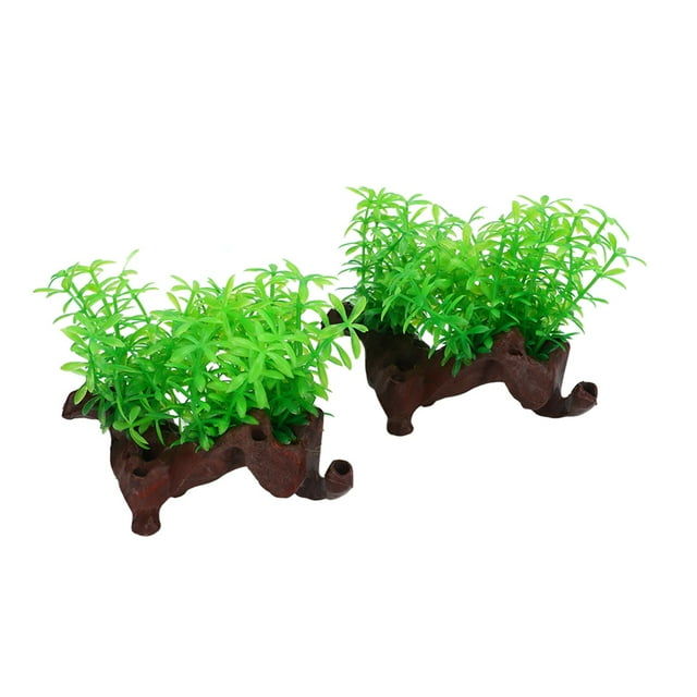 Plantas de imitación para tanques de acuario decoraciones de plantas artificiales para peceras alta simulación fácil mantenimiento ambiente cómodo para oficina ANGGREK Otros