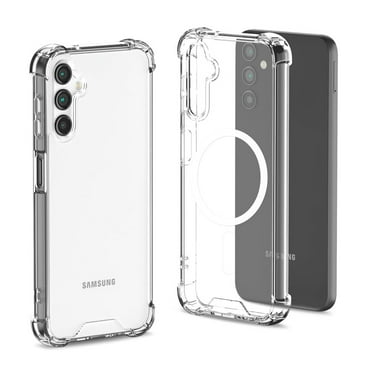 Dteck Clear Case for Samsung Galaxy A25 5G,Shockproof TPU Case Magnetic Compatible with Mag Safe Transparent Back Cover for Galaxy A25 5G,Clear