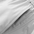 thumbnail image 4 of Mens's Baggy Cargo Pants Solid Color Breathable Elastic Waist Casual Workout Pants Drawstring Zipper Pocket Loose Fit Athletic Pants, 4 of 6