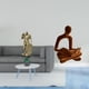 thumbnail image 2 of Estatua de caballero, figura de escritorio, escultura abstracta de pensador, pieza de colección, ideal para regalar o decorar el hogar o la oficina., 2 of 8