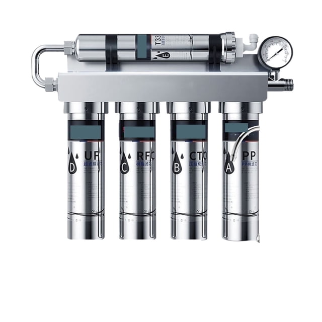 Water Filtration Tap Water Filter Purifier, Stainless Steel Filter Water Purifier Direct Drinking Whole House Purification
