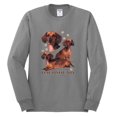 thumbnail image 2 of If It's Not a Dachshund It's Just a Dog Gift | Mens Dog Lover Long Sleeve T-Shirt, Heather Grey, 2XL, 2 of 3