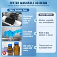 thumbnail image 3 of Impresora 3D de resina SUNLU, lavable con agua, 1 kg, color gris, 3 of 9