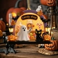 thumbnail image 5 of Seyotauo Halloween Spooky Ornament, Ghost 2D Flat Acrylic Ornament, Halloween Ghost Hanging Ornaments, Ghosts Book Lover, for Friends/Kids/Family, 5 of 6
