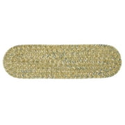 Tweed Braided Stair Treads (Set of 13), 32 x 10, Soft Chenille Yarns - Colonial Mills-Color:colonial,Material:Chenille