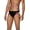 Black/Maroon, variant on Men's Edge Splice Brief Swimsuit (Black/Red, 32)