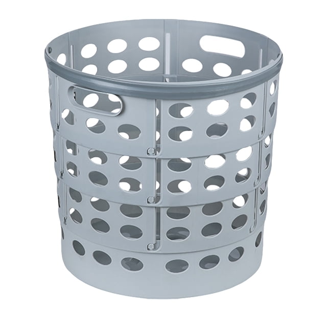 1 UNID Cesta de lavandería para el hogar Cesta sucia Cesta plegable Plástico Cesta de lavandería