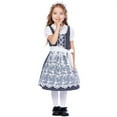 thumbnail image 4 of Gunia Girl'S Halloween Dresses Stylish Mesh Dresses Little Girls Short Sleeve Crew Neck Theme Party Dress Size 5-6 Years, 4 of 8