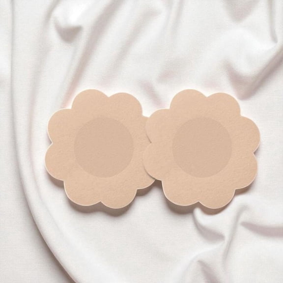 Floral Shape Disposable Ultra Thin Breathable Nipple Covers Invisible Adhesive Pasties for Women No Show Cleavage Cover