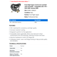 thumbnail image 2 of Front Right Upper Control Arm and Ball Joint Assembly - Compatible with 1991 - 2003 GMC Sonoma RWD 1992 1993 1994 1995 1996 1997 1998 1999 2000 2001 2002, 2 of 2