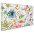 thumbnail image 2 of Trademark Fine Art "Rainbow Seeds Flowers I Gray" Canvas Art by Lisa Audit, 2 of 3