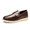DARK BROWN, variant on Men's Casual Dress Shoes Slip-on Lightweight Penny Loafers EZFlex GlideBreeze