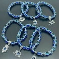 thumbnail image 2 of EOEMY Hand Of Fatima Turkey Eyes Blue Evil Eye Bracelet Handmade Women'S Resins Bead-7-Style 7, 2 of 9
