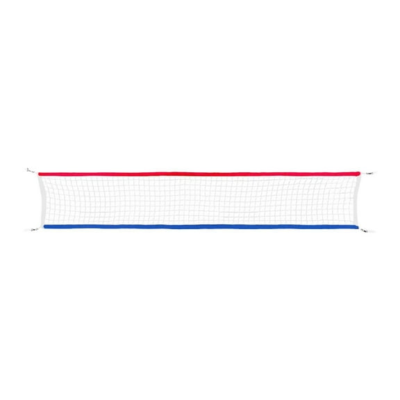Tnarru Volleyball Net Only for Pool Training Professional Practice Portable Replacement White PE Net for Beach Lawn Outdoor Backyard