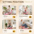 thumbnail image 6 of Homall Ergonomic Cross Legged Chair,361°Swivel Wheels, Height Adjustable Ergonomic Kneeling Desk Chairs for ADHD,Meditation ,Yoga and Home Office with Strong Lumbar Support,PU Leather,Pink, 6 of 8