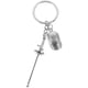 thumbnail image 1 of CRILSTYLEO Llavero De Esgrima Plateado De Metal Con Para Colgar En Bolsos Y, 1 of 8