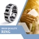 thumbnail image 4 of Minnieouse Anillo giratorio Bagua moda Punk banda anillos ancho titanio acero joyería encanto boda hombres amante dedo accesorios Ropa, zapatos y accesorios Miscelánea  10 # como se muestra Minnieouse AP016423-04, 4 of 6