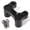 Black, variant on Aluminum Handlebar Riser Adapter for Harley Road Glide FLTR FLTRX 15+ Low Rider 18+