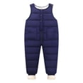 thumbnail image 2 of Coerni Toddler Boys Girls Snow Pant Jumpsuit Kids Snow Suit Puffer Warm Zip Up Baby Snowsuit Waterproof One Piece Bib Overalls, 2 of 7