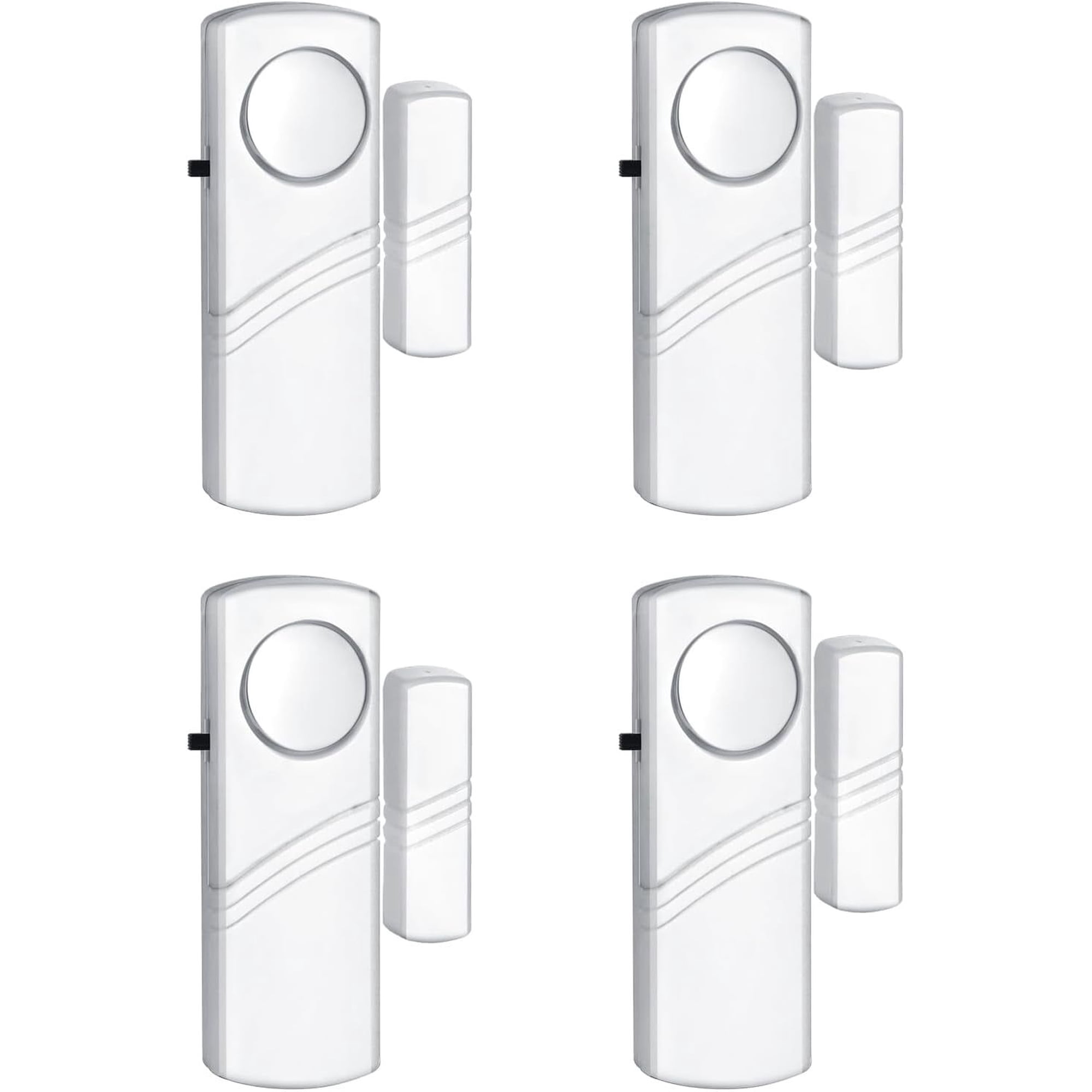 GJX Security Door Window Alarm,Wireless Sensor Door Window Burglar Alarm,Door Alarms for Kids Safety,Easy Installation Doorbell Alarms for Office House Window Pool (4 Pack)