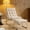 Beige, variant on Innovation Works Accent Chair with Ottoman, Comfy Sling Recliner Chair with Puffy Cushion for Living Room, Bedroom, Reading Room