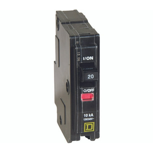 Square D Square D QO120C Qo Circuit Breaker, Mini, 20 a, 1 -Pole, 120/ ...