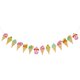 thumbnail image 1 of Colorido Forma de Helado Bandera de Tiro Banderas de Papel Decorativas Tema de Verano Pull Garland Party Bunting para Fiesta Banquete, 1 of 7