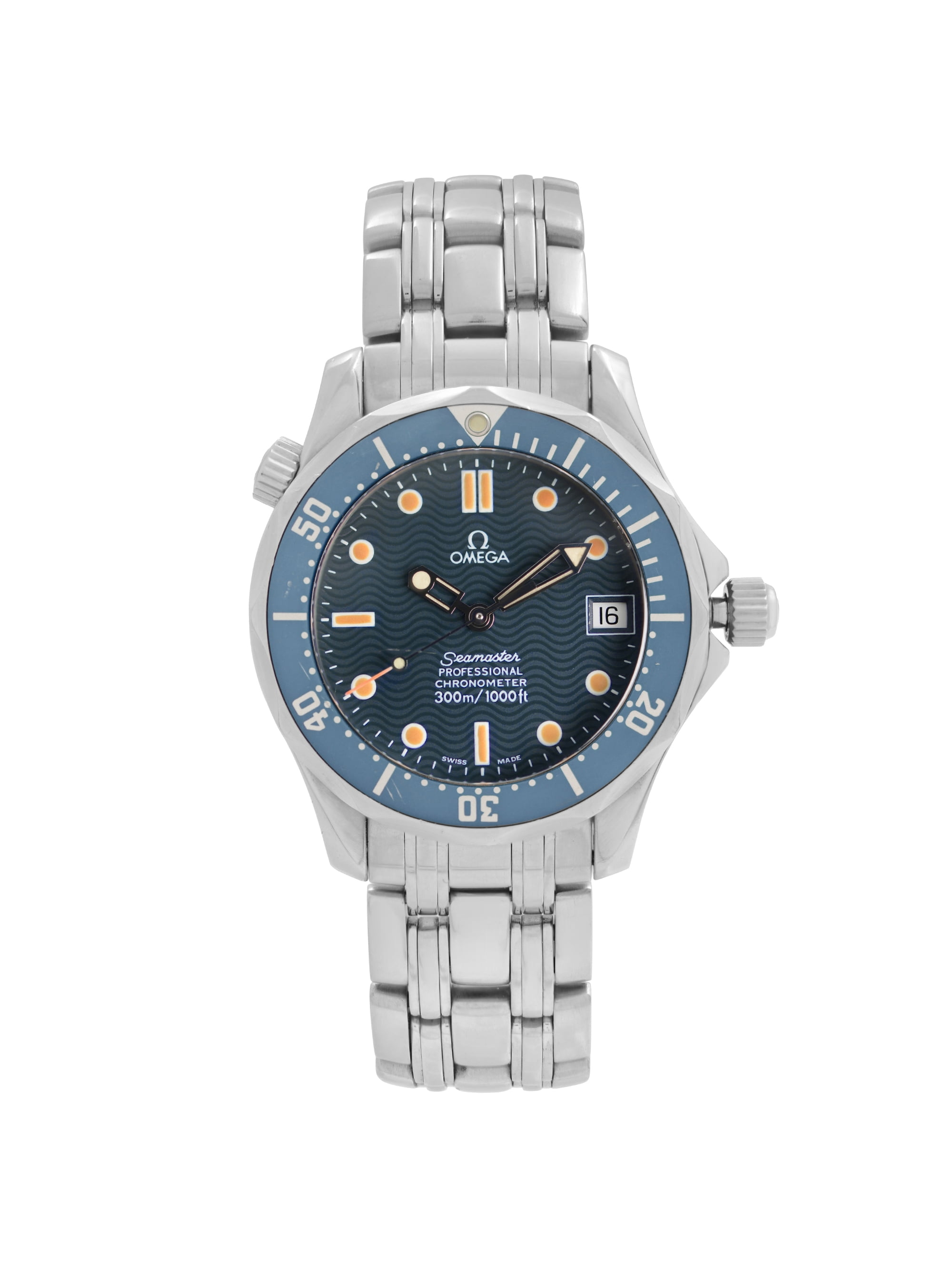 Omega Seamaster 36mm Steel Blue Wave 