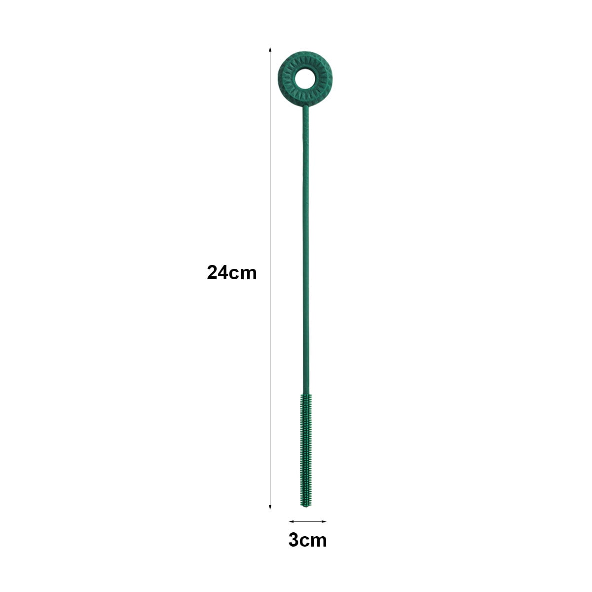 Nettoyeur Paille Et Brosse à Biberon, Brosse à Paille Réutilisable Silicone Biberon Brosse De Nettoyage Biberon Brosse Nettoyage Pour Paille Extra Longue Pour Bocal En Verre (Bleu