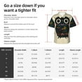 thumbnail image 4 of Picia Owl with Mandala Gentle Cotton Regular Fit Short Sleeve Casual Hawaiian Shirt for Men-3X-Large, 4 of 9