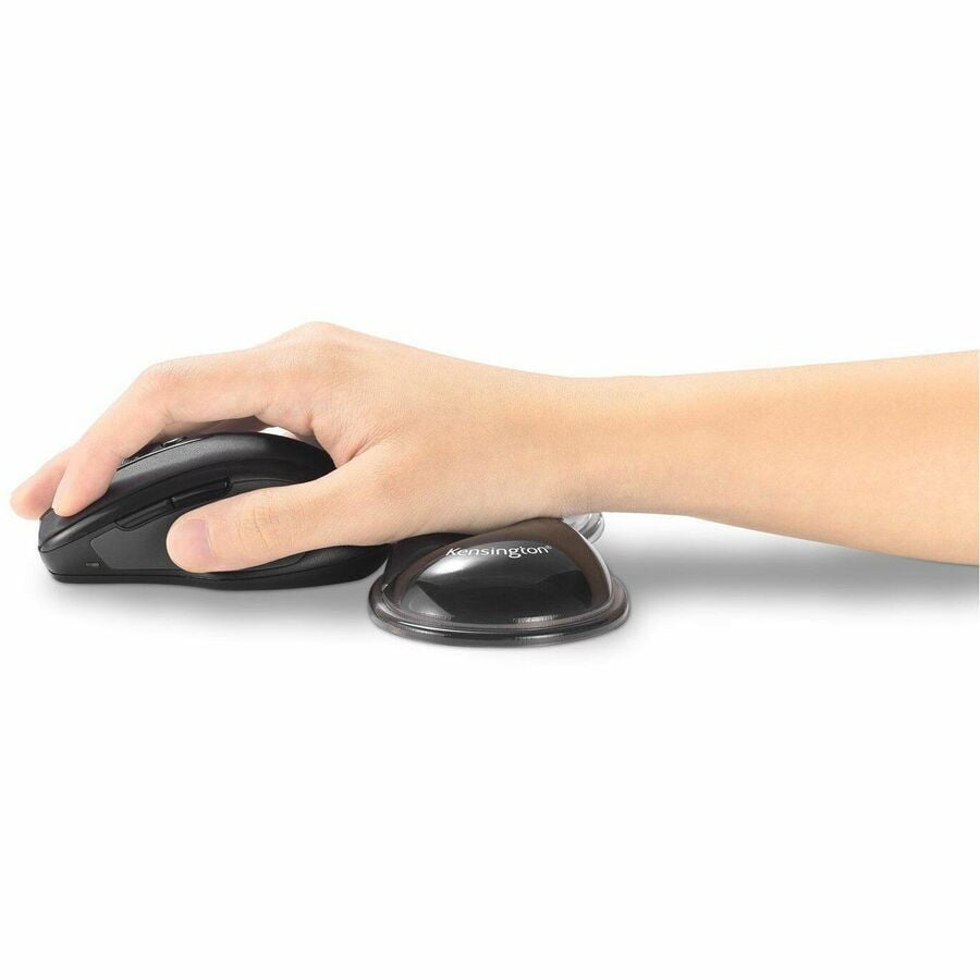 Kensington Slim Duo Gel Mouse/Trackball Wrist Rest - Gray - 0.87" Height - Gray - Gel - Mouse - 1