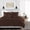 Chocolate, variant on SGI Bedding 100% Egyptian Cotton 3PC Pinch Duvet Cover King White
