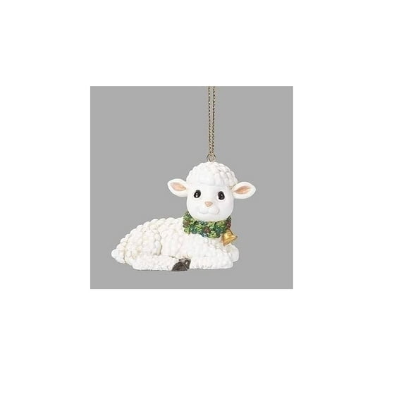 Roman Little Lamb of Bethlehem Hanging Ornament, 2.95-inch Length, Polyresin, Christmas, Home D√©cor, Holiday Tradition