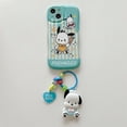 thumbnail image 1 of Funda de teléfono para Iphone 11 12 13 14 Pro Max Lovely 3d Cartoon Hello Kitty Kuromi Melody Design Tpu cubierta de teléfono móvil con colgante, 1 of 4