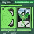 thumbnail image 6 of Dteck Kids Friendly Case for Samsung Galaxy Tab A8 10.5-inch (2022),Shockproof Rubber Rugged Protective Cover Kickstand Case for Samsung Galaxy Tab A8 10.5" X200 X205 X207,Green/Black, 6 of 7
