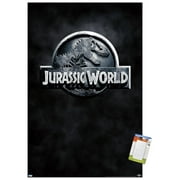 Jurassic World - Logo Poster and Poster Mount Bundle