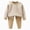outfits001-Khaki, variant on NOLDARES Toddler Baby Boy Fall Winter Clothes Contrast Color Long Sleeve Pockets Sweatshirt Pants Set Cute 2Pcs Outfit Set Size:12-18 M,Khaki