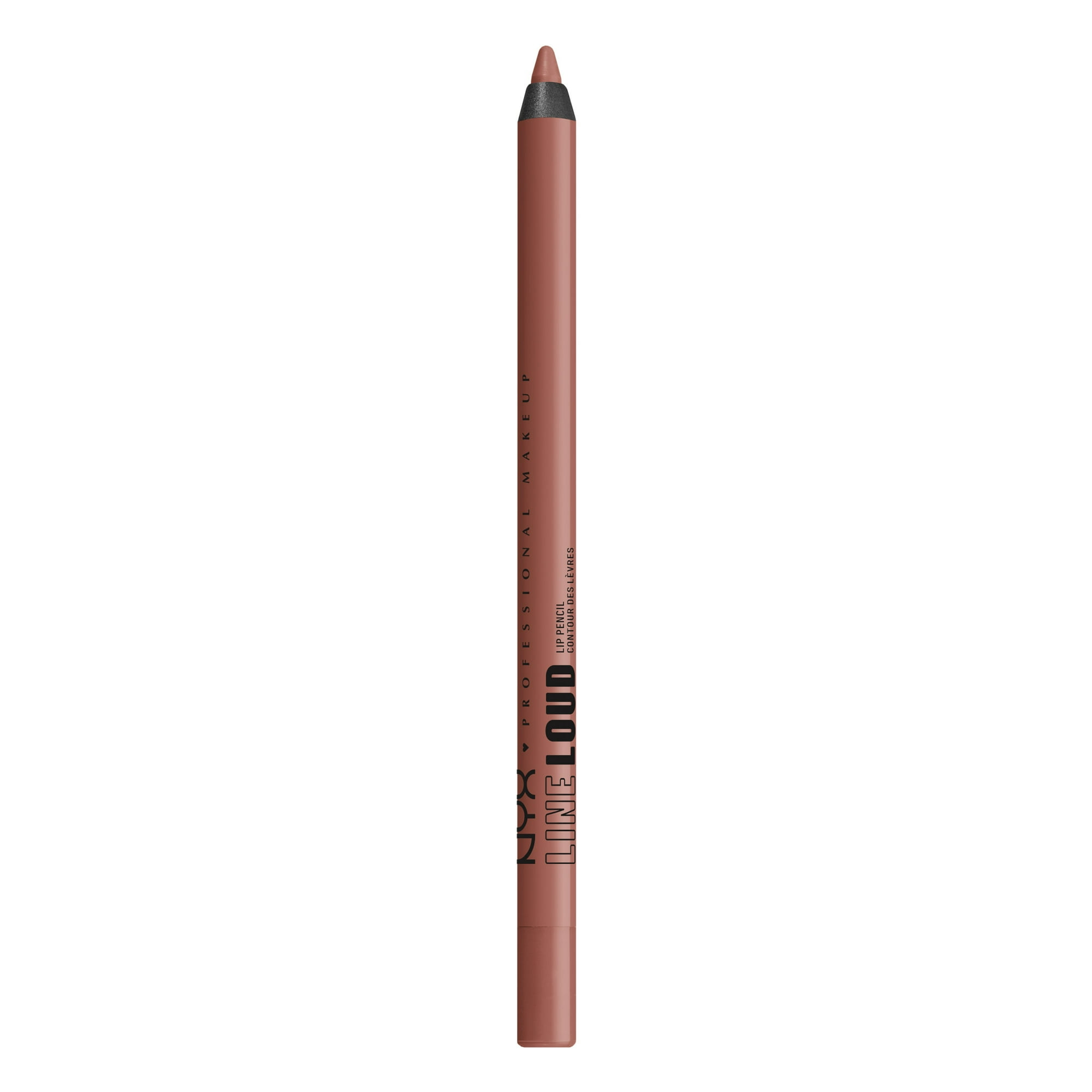 NYX Professional Makeup Line Loud Lip Liner, Longwear Matte Lip Pencil, Ambition Statement