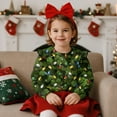 thumbnail image 3 of DISNIMO Toddler Christmas Sweatshirt Girls Light Printed Pullover Tops Long Sleeve T-Shirts Crewneck Sweater for Toddler Girls 4-5 Years, 3 of 7