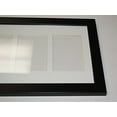 thumbnail image 3 of Creative Letter Art [10x16bk-b] 3 Opening Black Picture Frame Holds 4x6 Media with Black Collage Mat and Glass, 3 of 6