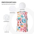 thumbnail image 3 of Rocae Cupcakes and Donuts for Men's Basketball Jersey Lightweight and Breathable Athletic Tank Top,Quick-Drying Sports Jersey Large, 3 of 9
