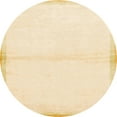thumbnail image 1 of Ahgly Company Indoor Round Abstract Yellow Solid Area Rugs, 7' Round, 1 of 6