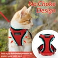 thumbnail image 2 of Cat Harness and Leash for Walking, Escape Proof Soft Adjustable Vest Harnesses for Cats, Easy Control Breathable Reflective Strips Jacket, Black, S, 2 of 8