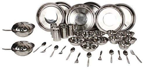Royal Sapphire Stainless Steel Dinnerware Set 40 Kuwait Ubuy